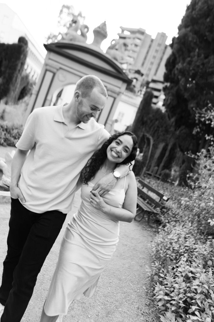 Couple Engagement Proposal photography Valencia - celebration